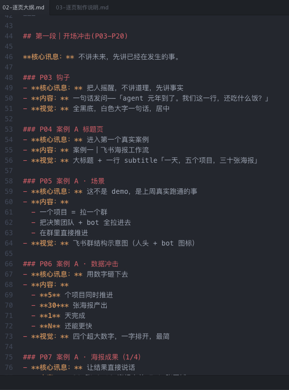 逐页大纲截图